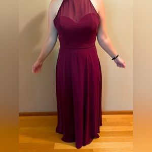 Red Wine ♥️ Bill Levkoff Dress